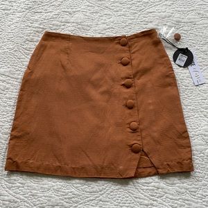 NWT! Amuse Society Mari Woven Mini Skirt